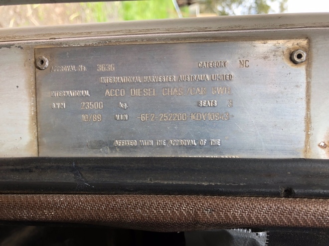 Acco 2250D Tray Truck