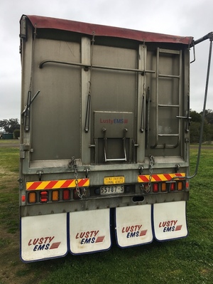 2004 Lusty 36' x 6' EMS TOA Aluminum Tipper