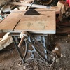 (A134) - Steel Saw Bench With Electric Motor