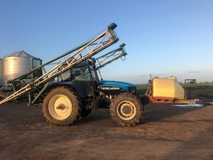 New Holland TM150 Tractor with 24m Goldacres Boomspray