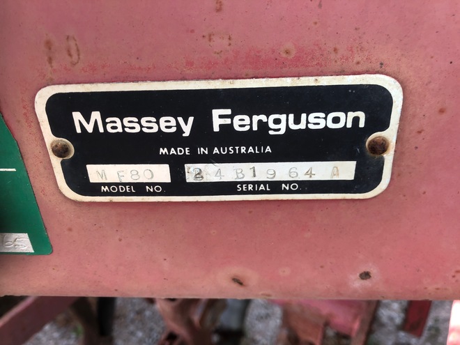 Massey Ferguson MF80 Combine