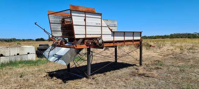 Homemade Bale Unroller