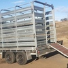 Tandem Trailer with Gal Stock Crate