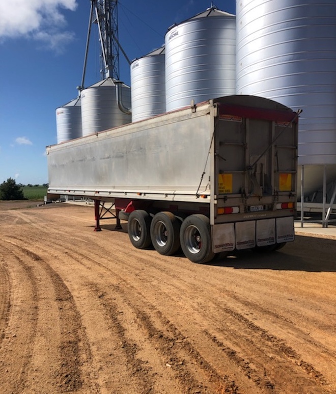 1995 Hamelex 36ft White Tipper
