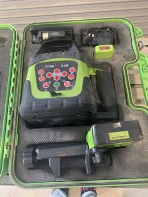 Imex 88R Rotating Laser Level Kit and Staff