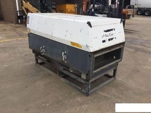 Skid mounted Atlas Copco XAS 185 cfm diesel portable air compressor