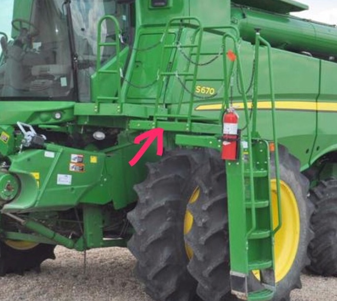 Ladder / Platform extension to suit John Deere S-Series combine / Header For Sale -  Make an Offer?