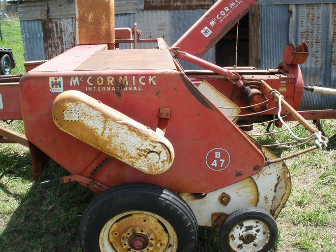International B47 Hay Baler