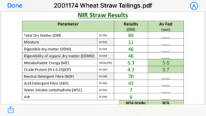 Wheat Straw Header Tailings 8x4x3