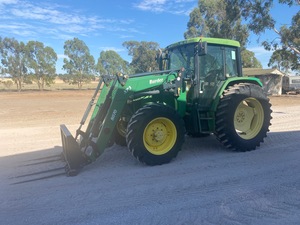 John Deere 6400 with FEL