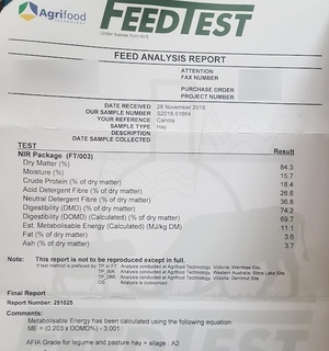 120mt Canola Hay 600kg+ 8x4x3 Bales