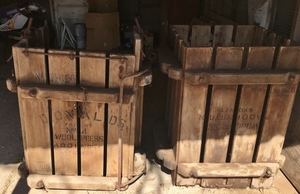 Antique Wooden Wool Press