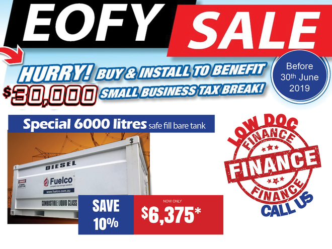 Special 6000 litres safe fill bare Fuel tank