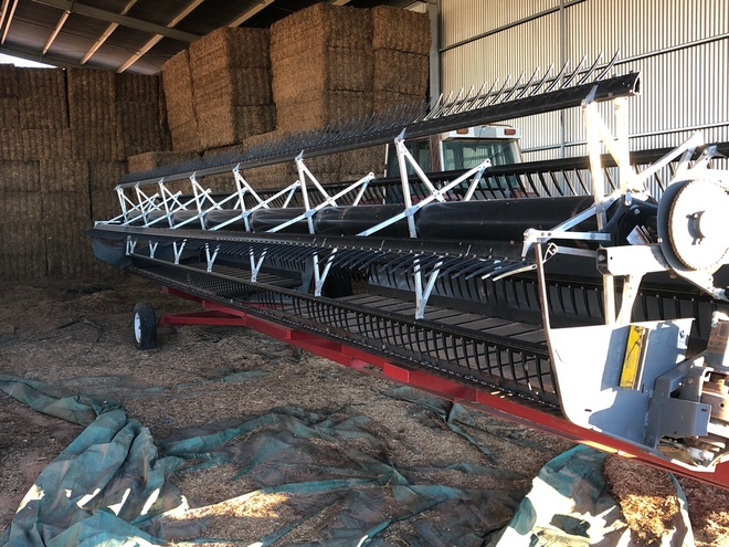 Massey Ferguson 5200- 36 Windrower Front & Trailer