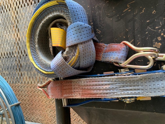 Under Auction (A126) - Ratchet Tie Down Assemblies 10 pack  (Tooborac)