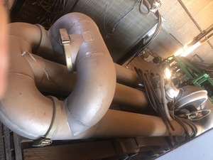 John Deere 9420 Exhaust Cooling System