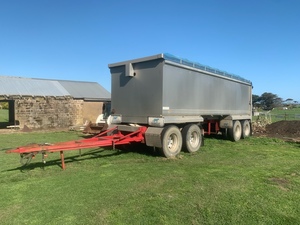 2006 Borcat Quad Axle Tipper Trailer