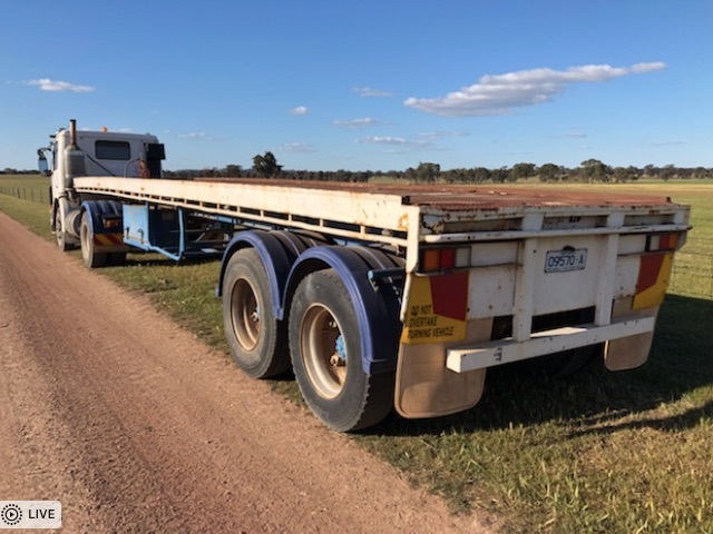 1994 Scania Prime Mover with 34ft Flat Top Trailer