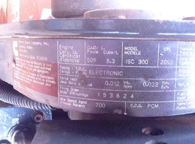 Cummins ISC Motor