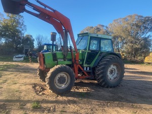 DEUTZ DX110 TRACTOR AND LOADER  4 X 4 