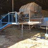 Large Bale Teaser and Conveyor