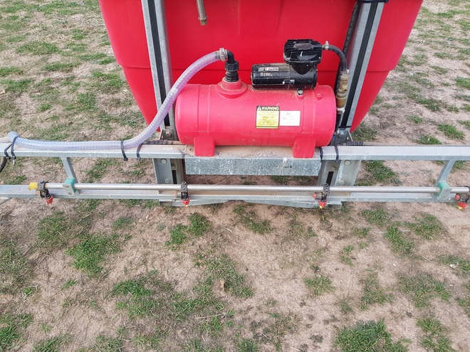 600 Litre Silvan 3 PL Boomspray/hose reel /foam marker as new 