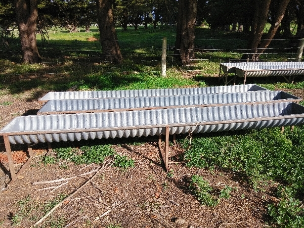 3 x  PELN Poly Feed Troughs (#1)