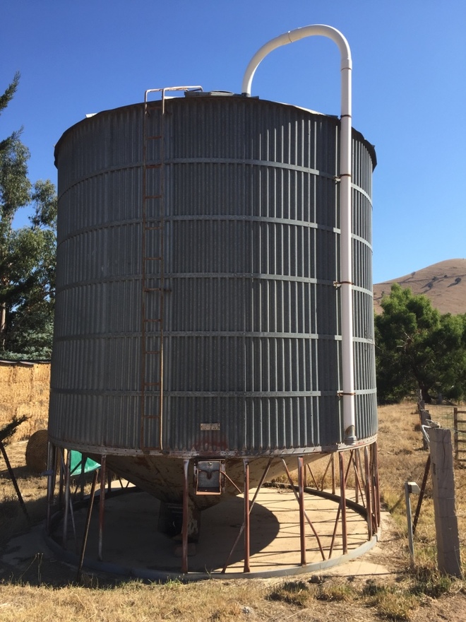 Nelson 60 cubic metre grain silo