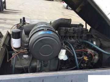 Skid mounted Atlas Copco XAS 185 cfm diesel portable air compressor