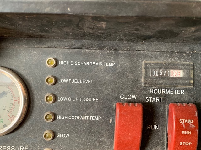2017 185A Sullair DLQ Aftercool Diesel Compressor