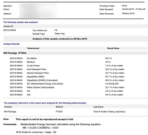 Oaten Hay 8x4x3 bales. 2019 hay