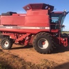 2005 Case IH 2388 Header with 36ft MacDon Flex Draper Front