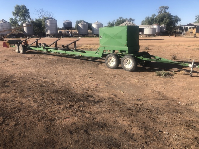 2007 John Deere 9660STS  Header with 36' Draper Front & Trailer