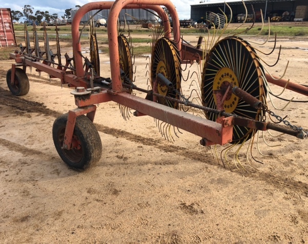 Sitrex AGRIS International TR9 in line Rake for sale
