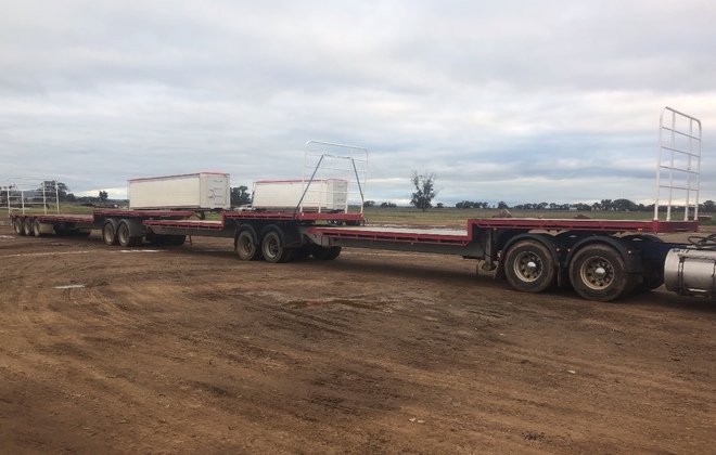 Freighter Dropdeck Triple Trailers