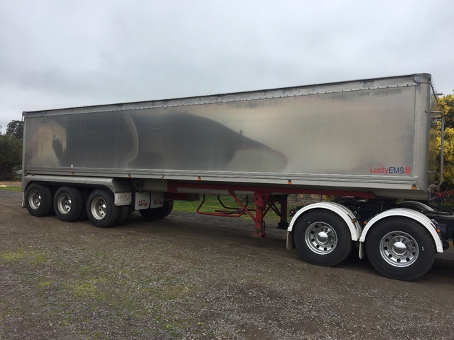 2004 Lusty 36' x 6' EMS TOA Aluminum Tipper ##PRICE REDUCED##