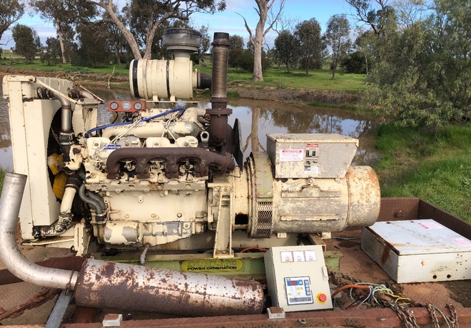 V8 Perkins 120 KVA Dunlite generator