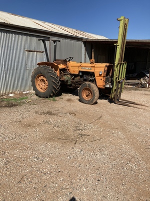 Fiat Tractor with Forklift Attachment
