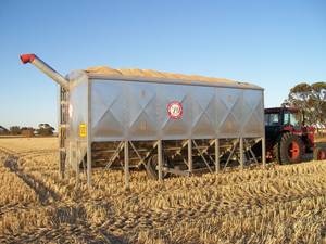 2020 Model 70 Ton Easy Field Bin Mother Bin As New.