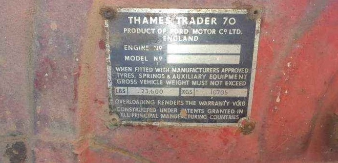 Thames Trader Tip Truck with Grain Bin