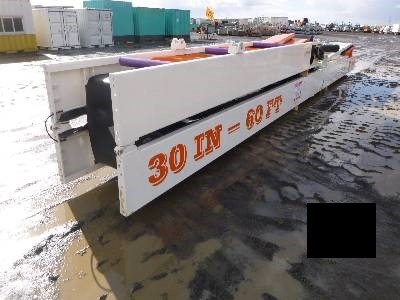 New unused Portable radial grain conveyor stacker, 30in*60ft conveyor, belt with 30inch, drive power :7.5kw, transport length 18000mm,weight 3.5 tons, 460v 50hz power.