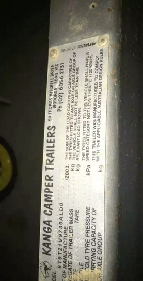 2003 Big Red Kanga Camper Trailer For Sale