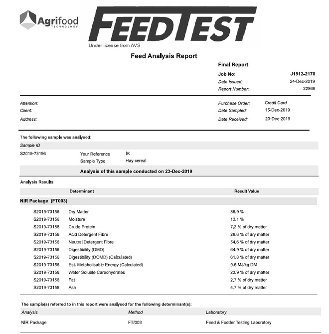 300MT 8x4x3 Wheaten Hay