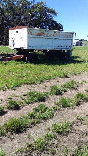 Single Axle tipper Trailer with Farm Dolly