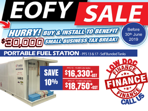 PORTABLE FUEL STATION - PFS 13 & 17 - Self Bunded Tanks