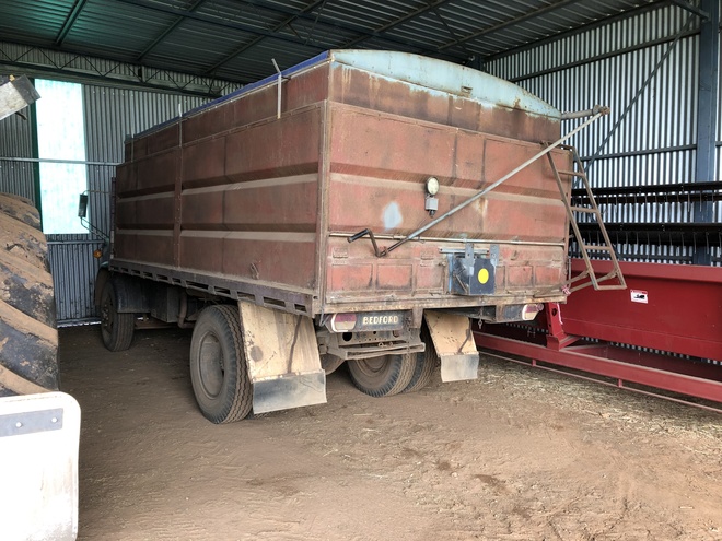 BEDFORD TRUCK with seed/fert system