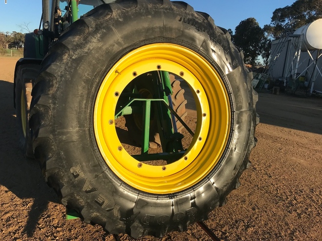 20.8/42 (520/85R/42) Tyres & Rims x 2