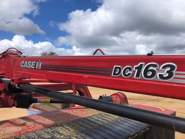 CASE IH DC163 Mower conditioner for sale - only 2 weeks old as new!!- avail Tue 13th