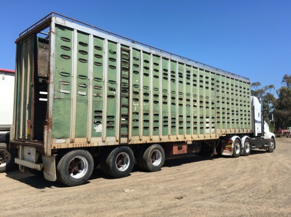 40ft Fruehauf Stockcrate 