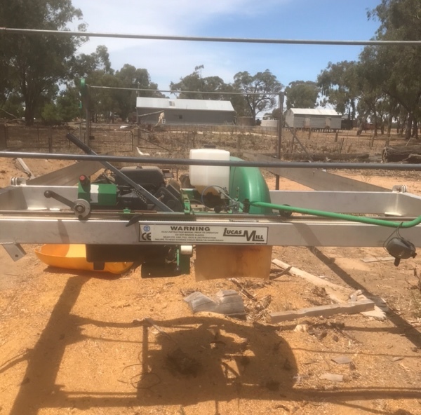 Lucas portable timber mill